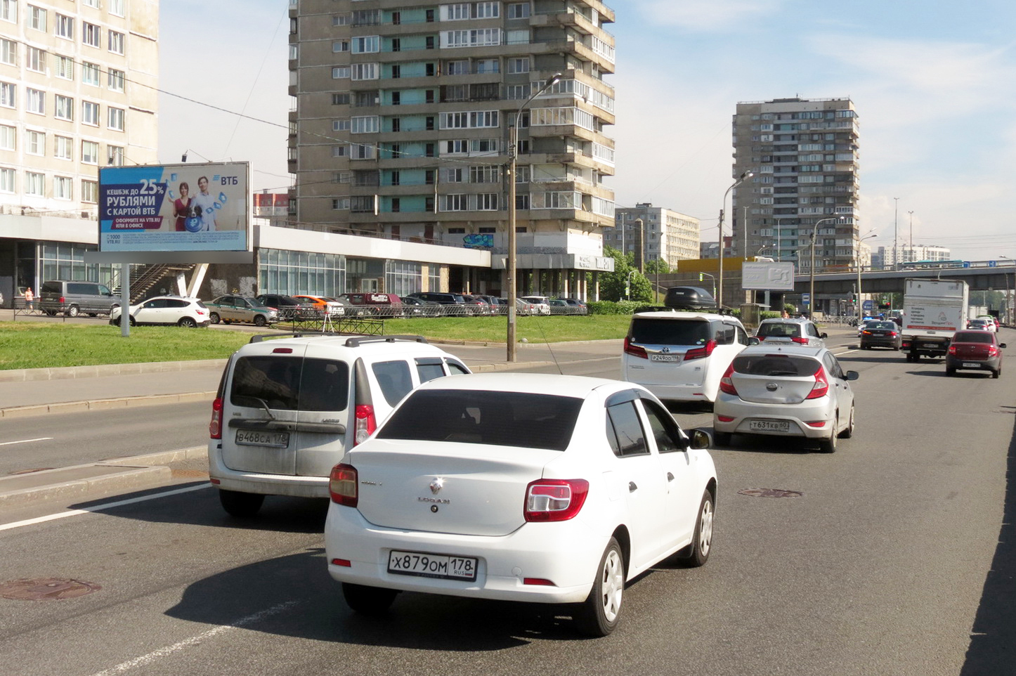 Фотография рекламного носителя, тип: Билборд 3x6, адрес: Октябрьская наб., д.64, корп.1, Санкт-Петербург, Россия. Сторона Б №706929