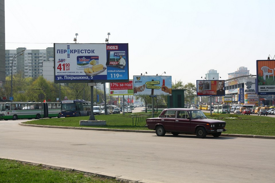 Фотография рекламного носителя, тип: Билборд 3x6, адрес: Вернадского пр-т., д.86-105, Москва, Россия. Сторона В №93532