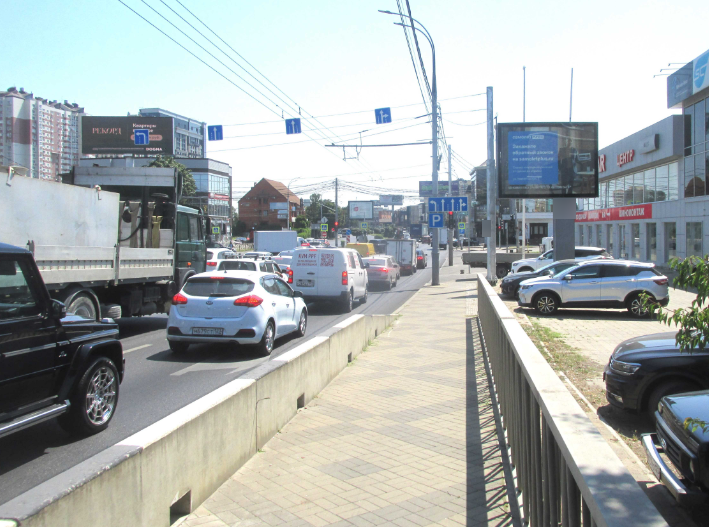 Фотография рекламного носителя, тип: Ситиборд 2.7x3.7, адрес: Северная ул., д.594, Краснодар, Краснодарский край, Россия. Сторона A1-A5 №459253