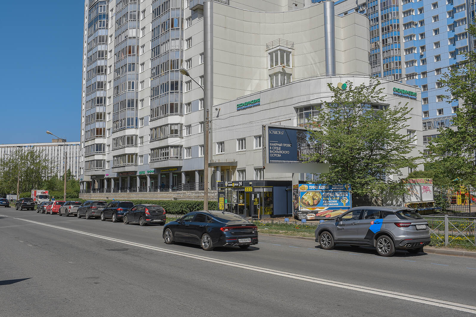 Фотография рекламного носителя, тип: Билборд 3x6, адрес: Беринга ул., д.27, корп.1, Санкт-Петербург, Россия. Сторона А №164181