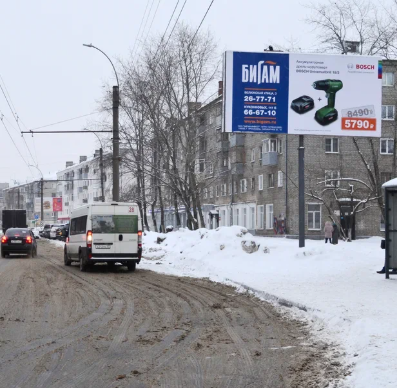 Фотография рекламного носителя, тип: Билборд 3x6, адрес: Велижская ул., д.59, Иваново, Ивановская область, Россия. Сторона А №1377175