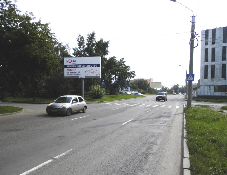 Фотография рекламного носителя, тип: Билборд 3x6, адрес: Строителей пр-т., д.41, Барнаул, Алтайский край, Россия. Сторона B №87523