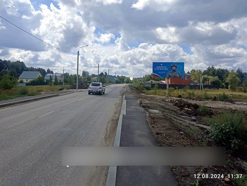 Фотография рекламного носителя, тип: Билборд 3x6, адрес: Мичуринский пос., въезд Пензу, Пенза, Пензенская область, Россия. Сторона А №1384563