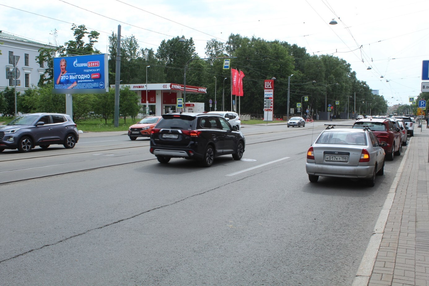 Фотография рекламного носителя, тип: Билборд 3x6, адрес: Средний В.О. пр-т., д.82, Санкт-Петербург, Россия. Сторона Б1 №121135