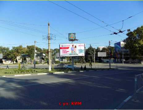 Фотография рекламного носителя, тип: Билборд 3x6, адрес: Гагарина ул. Х КИМ ул., виадук, ж/д вокзал, Симферополь, Республика Крым, Россия. Сторона А31-А40 №958448