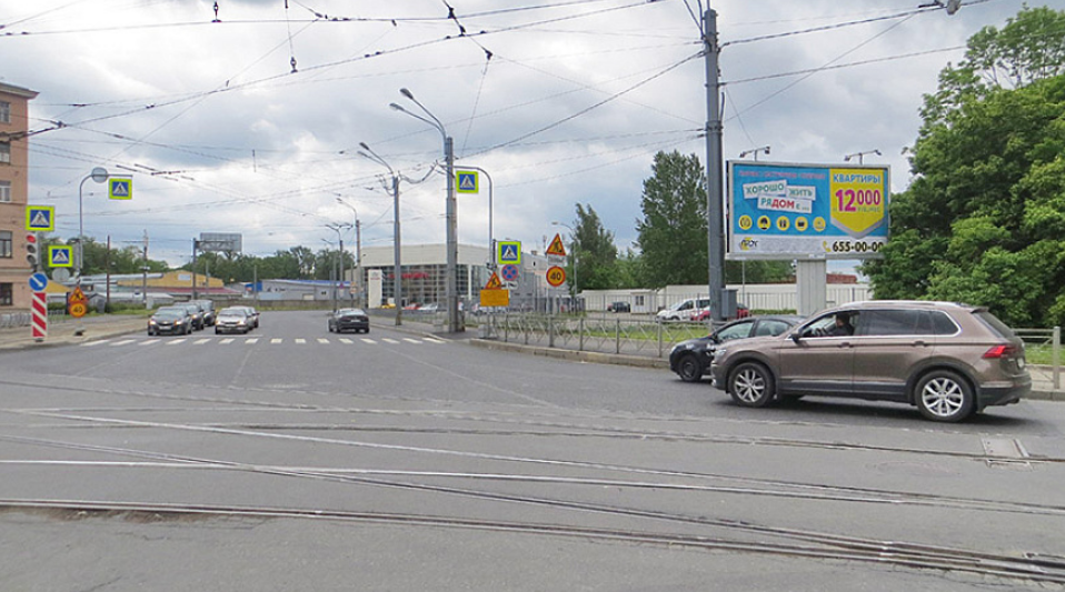 Фотография рекламного носителя, тип: Билборд 3x6, адрес: Расстанная ул., д.19 Х Камчатская ул., Санкт-Петербург, Россия. Сторона A №169565