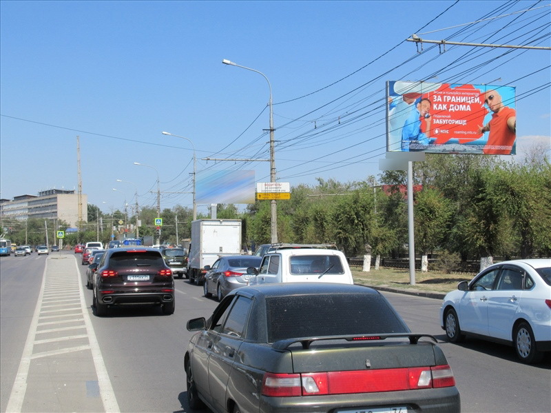 Фотография рекламного носителя, тип: Билборд 3x6, адрес: Ленина пр-т., напротив ИМК"Мамаев курган", Волгоград, Волгоградская область, Россия. Сторона А №111534