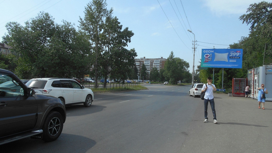 Фотография рекламного носителя, тип: Билборд 3x6, адрес: Химиков ул., д.27/2, Омск, Омская область, Россия. Сторона А №1009939