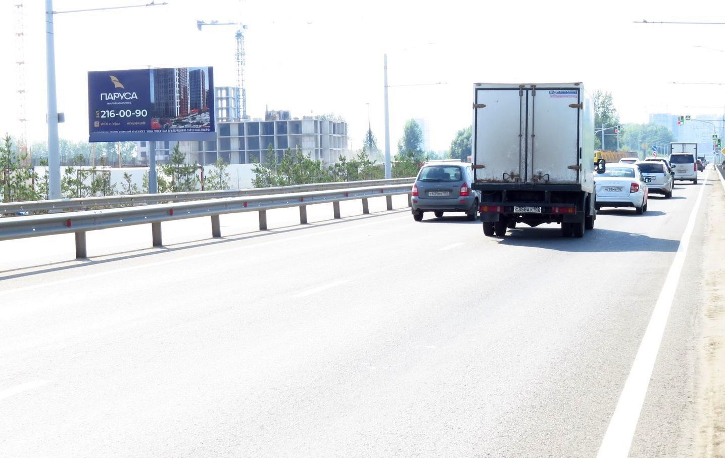 Фотография рекламного носителя, тип: Билборд 3x6, адрес: Дружбы народов пр-т., поз.2, Уфа, Республика Башкортостан, Россия. Сторона Б №91808