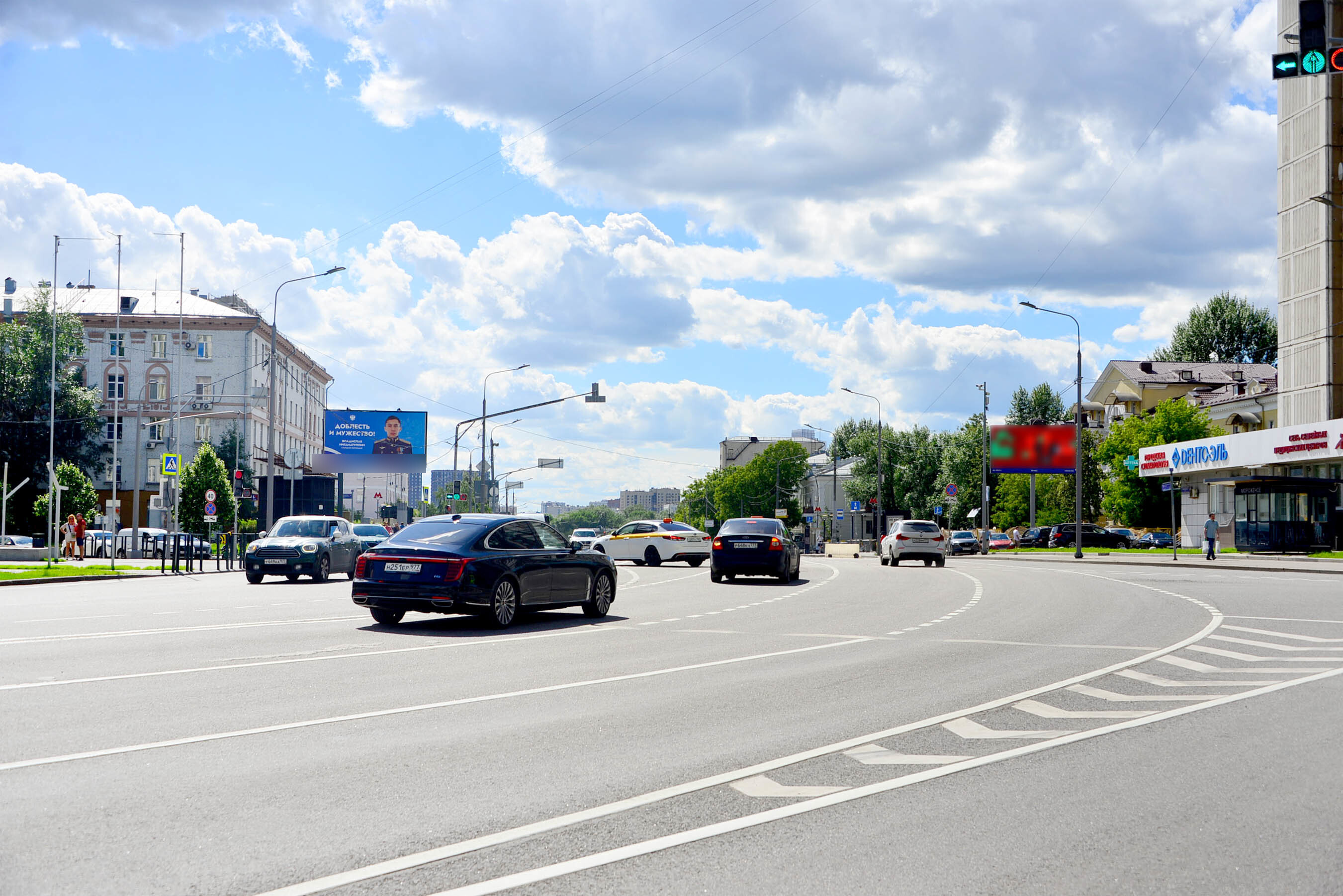 Фотография рекламного носителя, тип: Билборд 3x6, адрес: Хорошевское ш., д.35 Х 4-я Магистральная ул., Москва, Россия. Сторона Б1 №96886