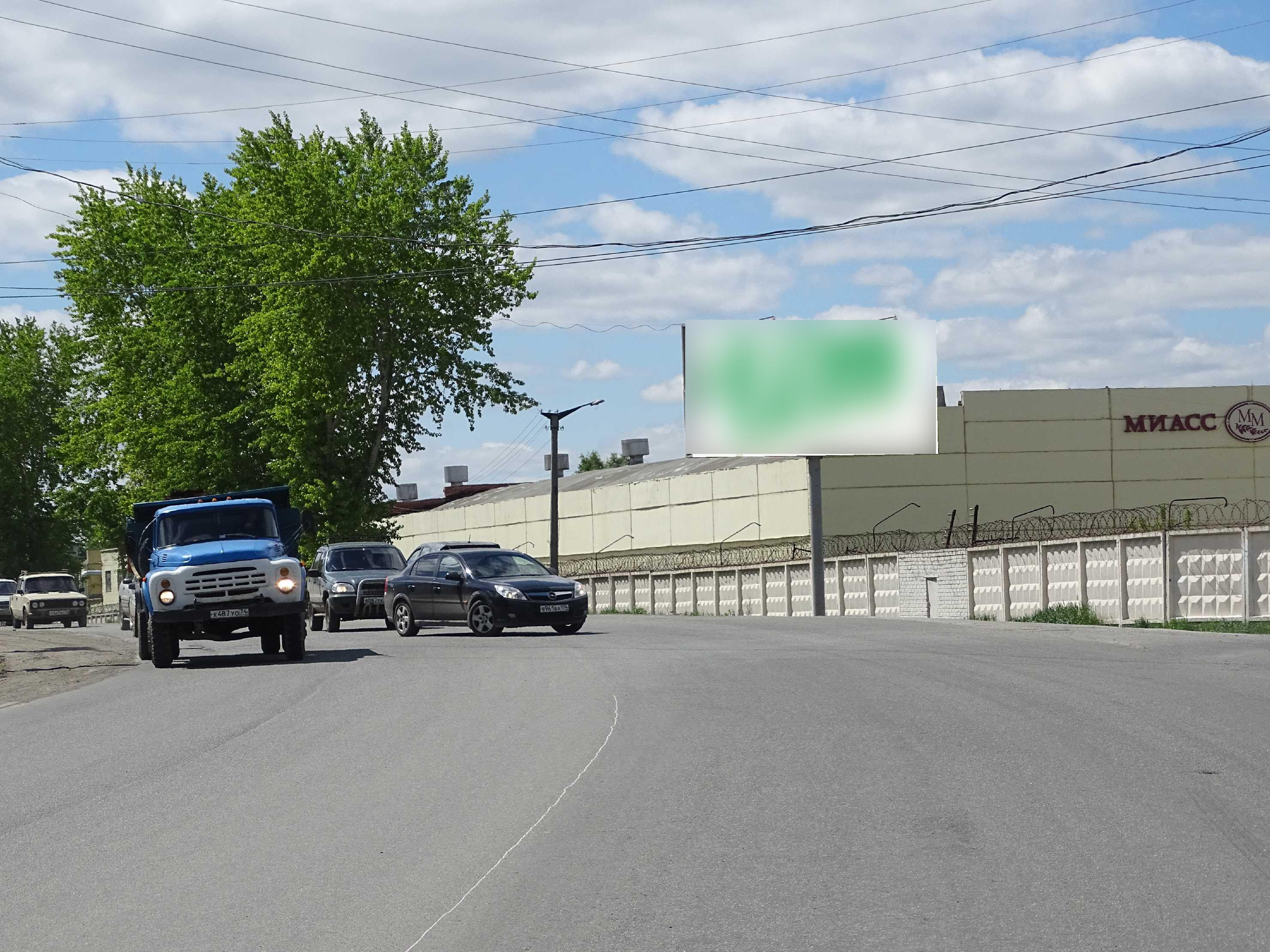 Фотография рекламного носителя, тип: Билборд 3x6, адрес: 60 лет Октября ул. X Герцена ул., Миасс, Челябинская область, Россия. Сторона А №1359872