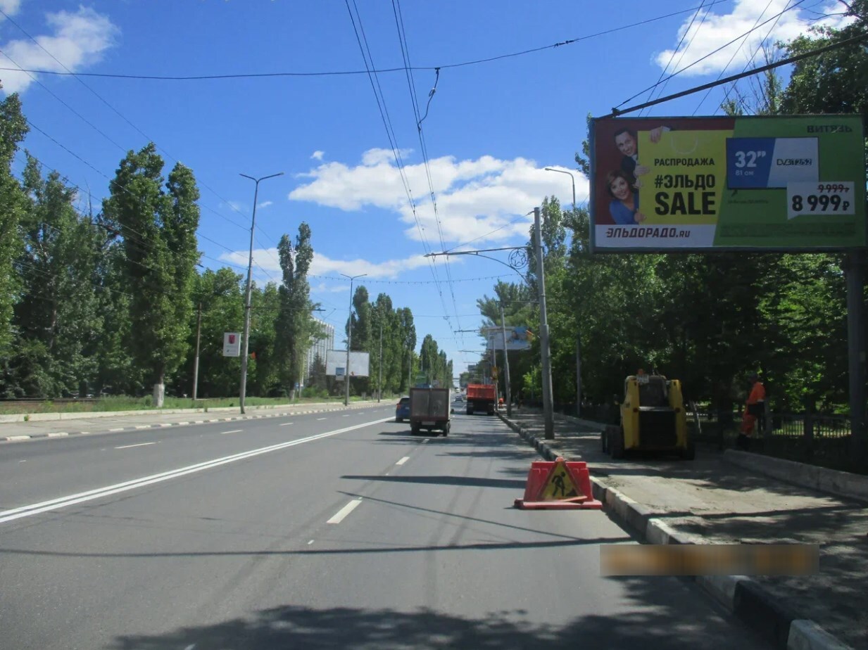Фотография рекламного носителя, тип: Билборд 3x6, адрес: 50 лет Октября пр-т., д.77 Х 2-я Дачная ул., Саратов, Саратовская область, Россия. Сторона А №607100