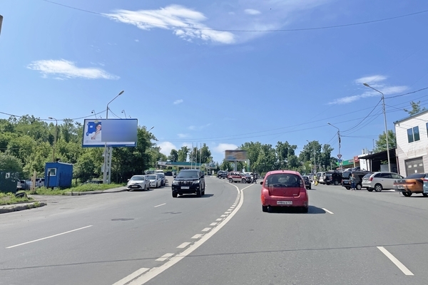 Фотография рекламного носителя, тип: Билборд 3x6, адрес: Шилкинская ул., д.5, Владивосток, Приморский край, Россия. Сторона Б №154166