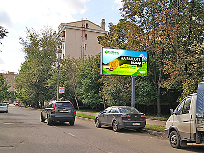 Фотография рекламного носителя, тип: Билборд 3x6, адрес: Самеда Вургуна ул., д.11, Москва, Россия. Сторона A №81180