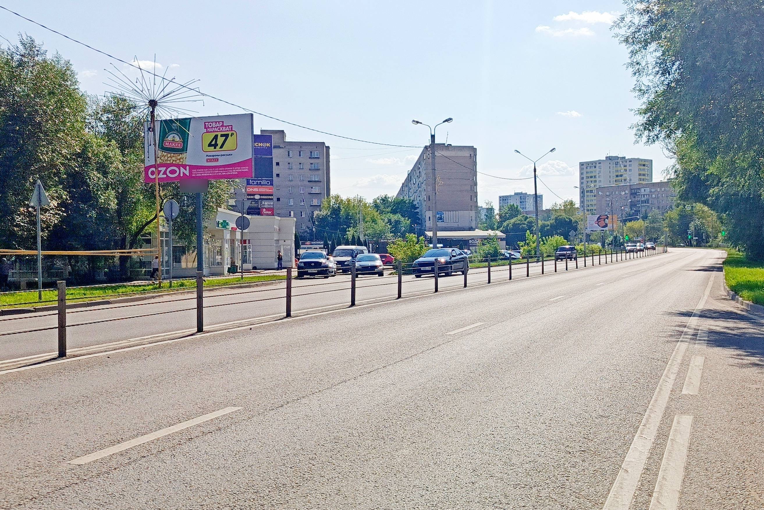 Фотография рекламного носителя, тип: Билборд 3x6, адрес: Мира пр-т., д.20, Фрязино, Московская область, Россия. Сторона Б №992152