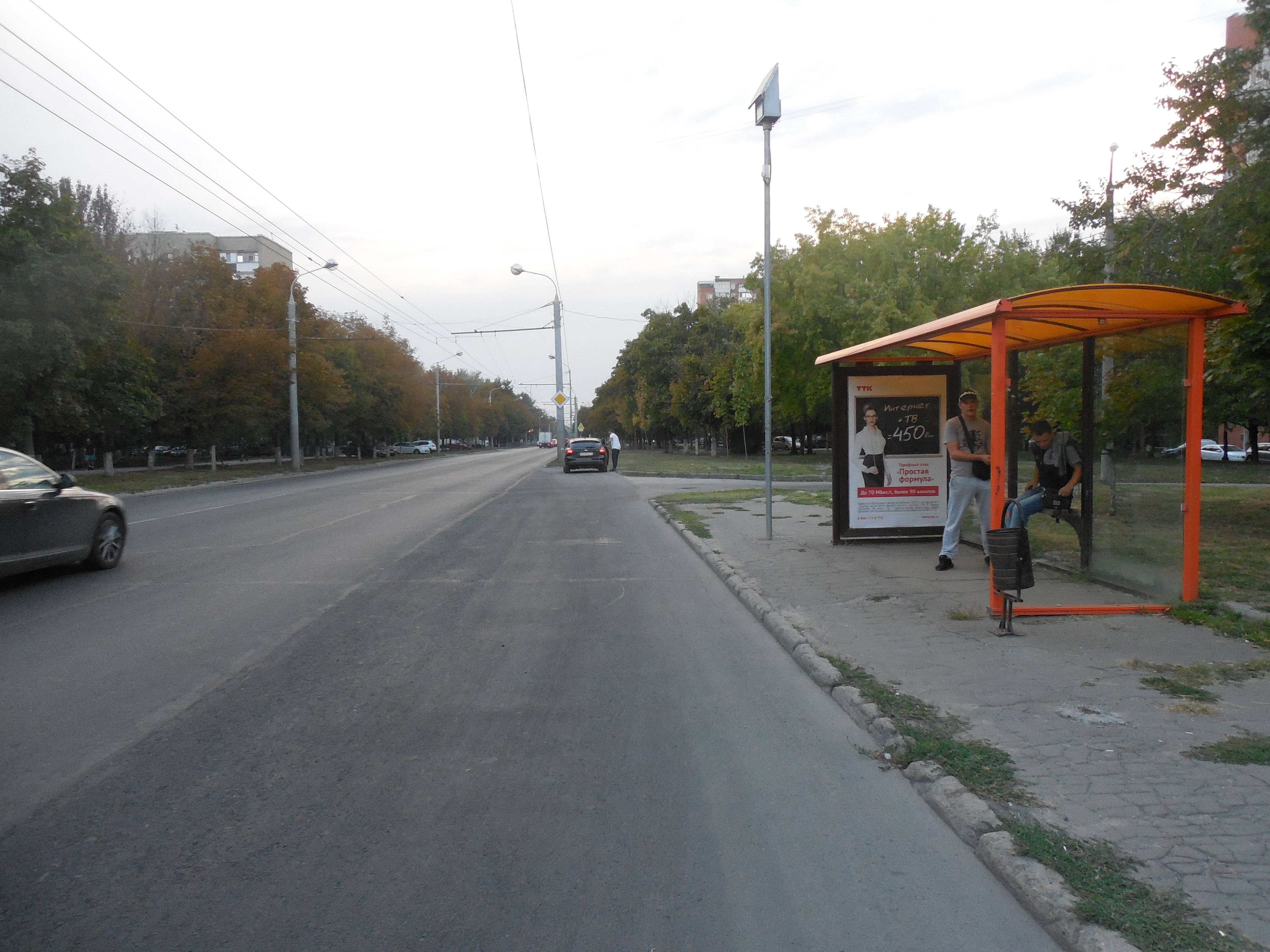 Фотография рекламного носителя, тип: Остановка 1.8x1.2, адрес: Стачки пр-т., ост. СовР "Стачки 217", поз.2, Ростов-на-Дону, Ростовская область, Россия. Сторона А №622135