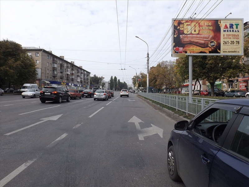 Фотография рекламного носителя, тип: Билборд 3x6, адрес: 20 лет Октября ул., д.38б, Воронеж, Воронежская область, Россия. Сторона А №225301