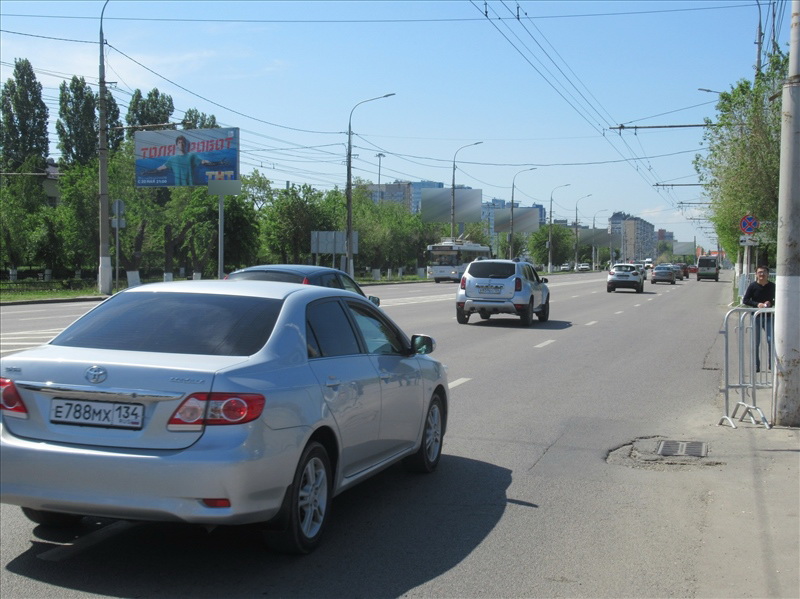 Фотография рекламного носителя, тип: Билборд 3x6, адрес: Ленина пр-т., напротив ИМК"Мамаев курган", Волгоград, Волгоградская область, Россия. Сторона Б №111535