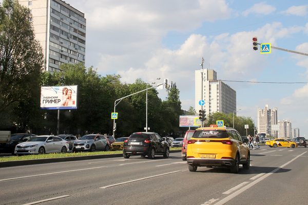 Фотография рекламного носителя, тип: Билборд 3x6, адрес: Вернадского пр-т., д.38-54, Москва, Россия. Сторона Б №100702