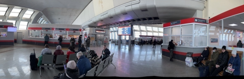 Фотография рекламного носителя, тип: Табло с расписанием, адрес: ЖД вокзал «Самара», Комсомольская пл., д.1, Самара, Самарская область, Россия. Сторона/вариант А2 №1326476