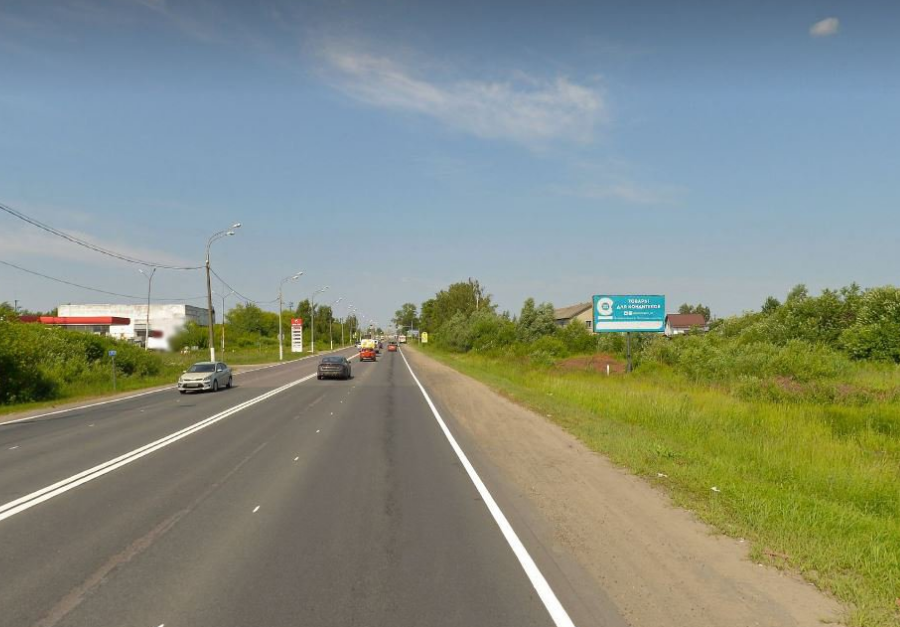 Фотография рекламного носителя, тип: Билборд 3x6, адрес: Магистральная ул., д.43, Кстово, Нижегородская область, Россия. Сторона A №1378343