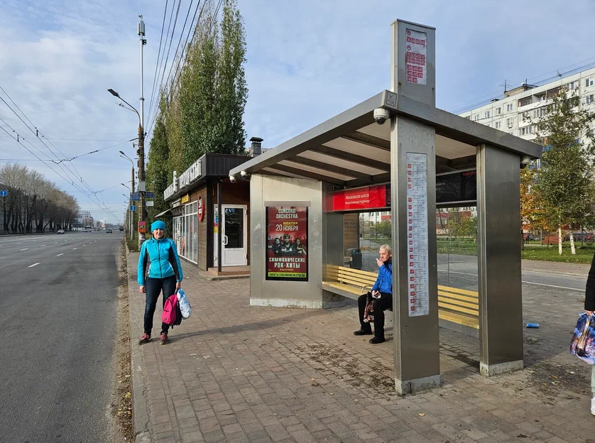 Фотография рекламного носителя, тип: Остановка, адрес: Московское ш., ост. Московское шоссе, поз.2, Нижний Новгород, Нижегородская область, Россия. Сторона A1-А10 №872232