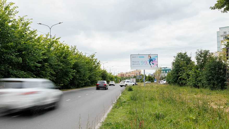 Фотография рекламного носителя, тип: Билборд 3x6, адрес: Дубравная ул., д.51г, Казань, Республика Татарстан, Россия. Сторона А №761327