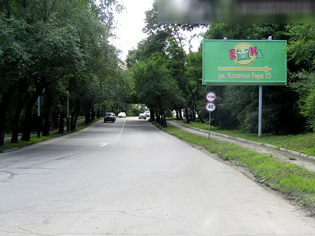 Фотография рекламного носителя, тип: Билборд 3x6, адрес: Тихоокеанская ул., Хабаровск, Хабаровский край, Россия. Сторона А №198715