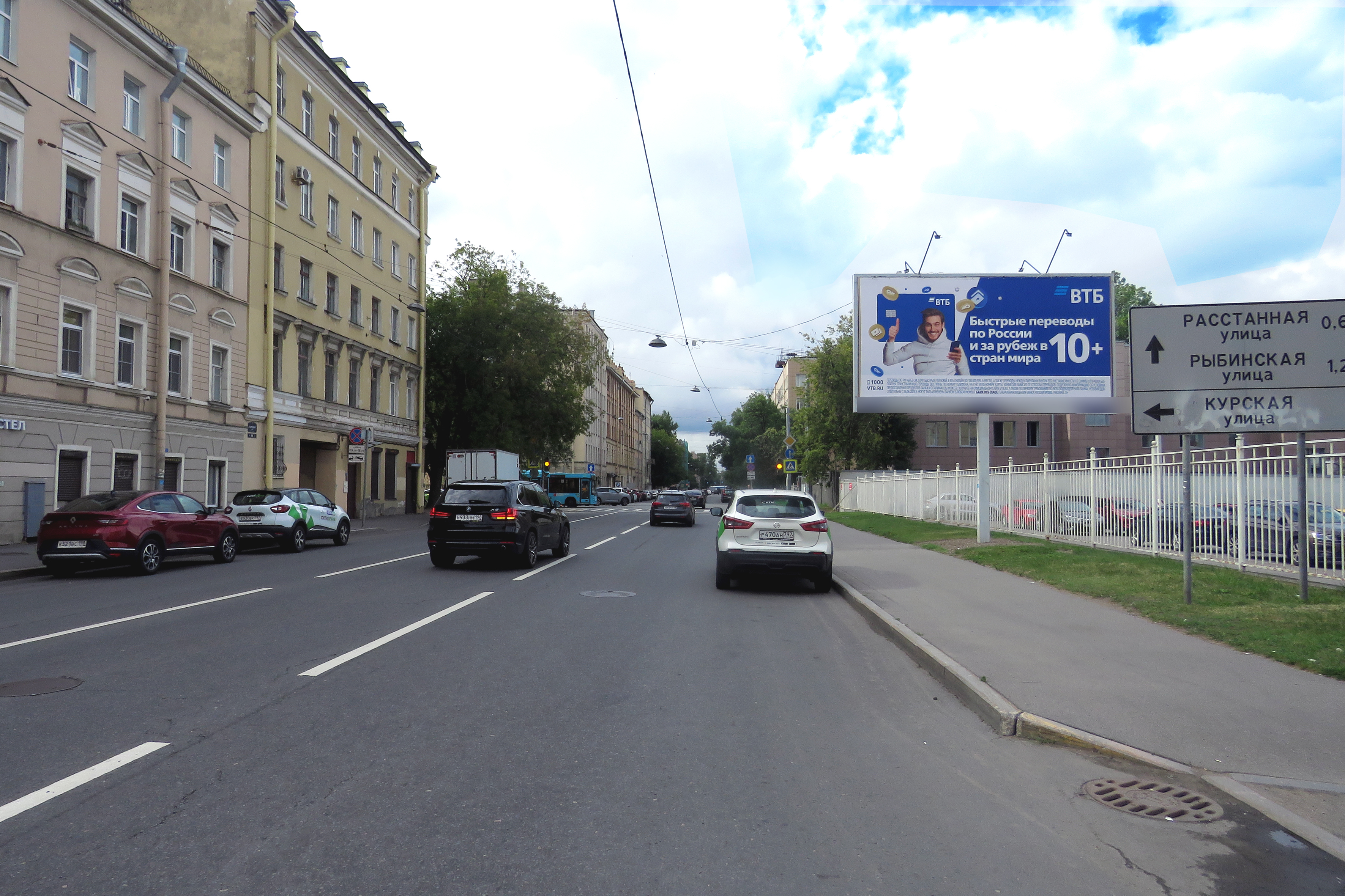 Фотография рекламного носителя, тип: Билборд 3x6, адрес: Боровая ул., д.64 Х Курская ул., Санкт-Петербург, Россия. Сторона А1 №325053