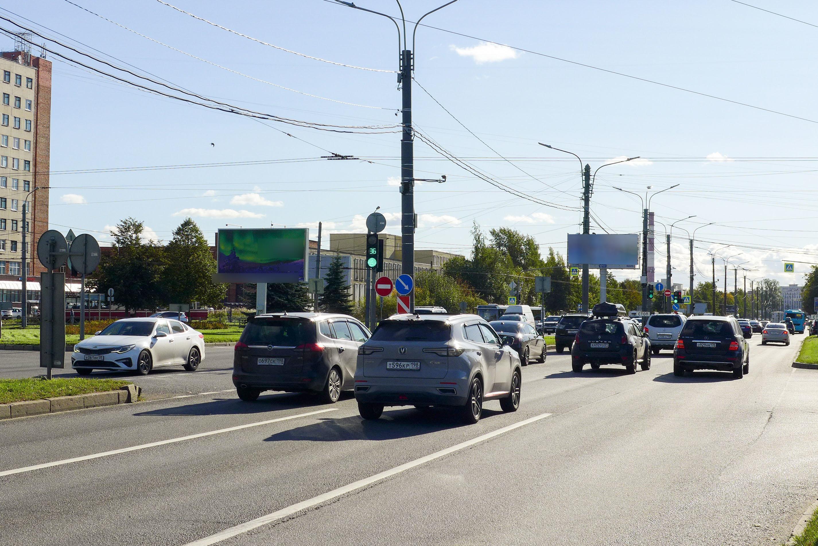 Фотография рекламного носителя, тип: Билборд 3x6, адрес: Руставели пр-т. Х Науки пр-т., поз.2, Санкт-Петербург, Россия. Сторона Б №325221