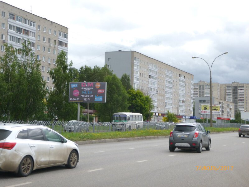 Фотография рекламного носителя, тип: Билборд 3x6, адрес: Сармановский тракт, д.17/11, Набережные Челны, Республика Татарстан, Россия. Сторона Б №254526