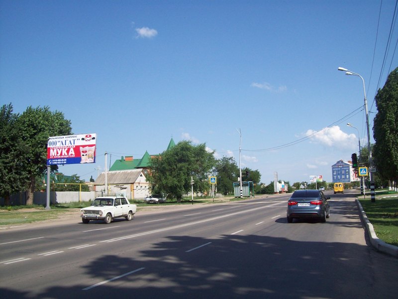 Фотография рекламного носителя, тип: Билборд 3x6, адрес: Россошь п., Фрунзе ул., д.74, Воронеж, Воронежская область, Россия. Сторона Б №259676