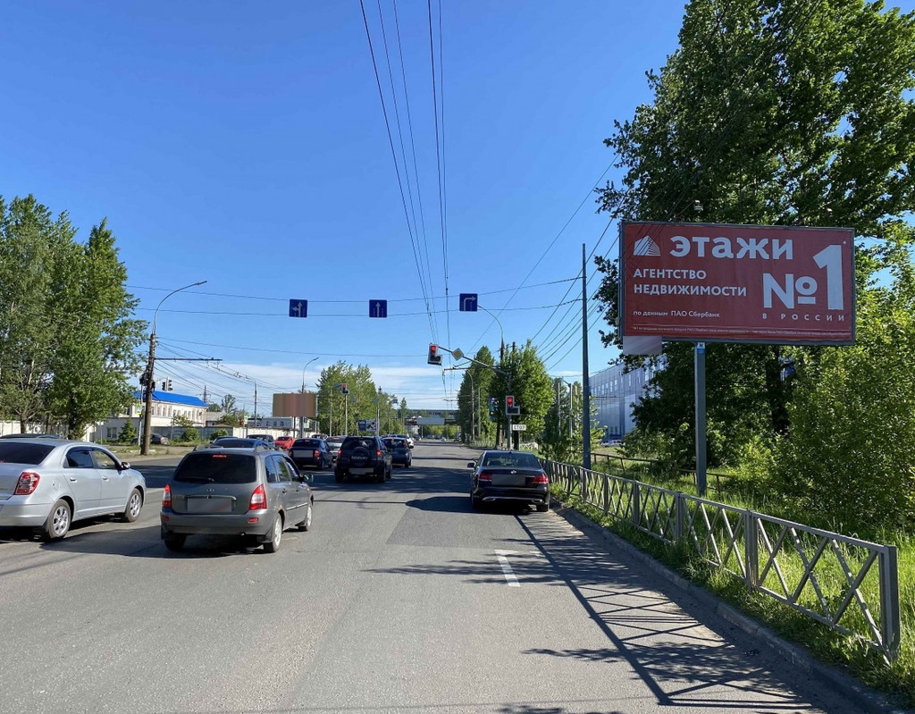 Фотография рекламного носителя, тип: Билборд 3x6, адрес: Октября пр-т., д.87, Ярославль, Ярославская область, Россия. Сторона A №163124