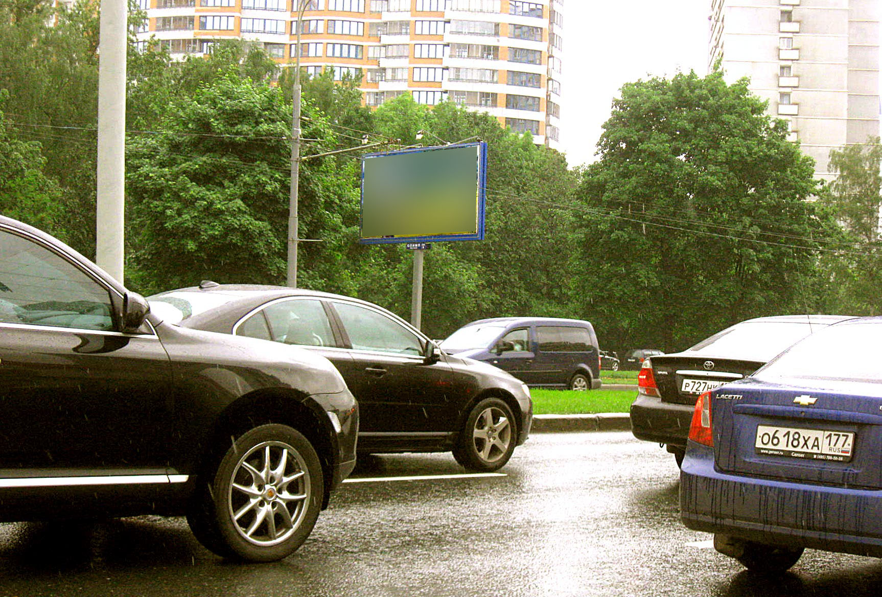 Фотография рекламного носителя, тип: Билборд 3x6, адрес: Ленинский пр-т., д.92-94, Москва, Россия. Сторона B №13837