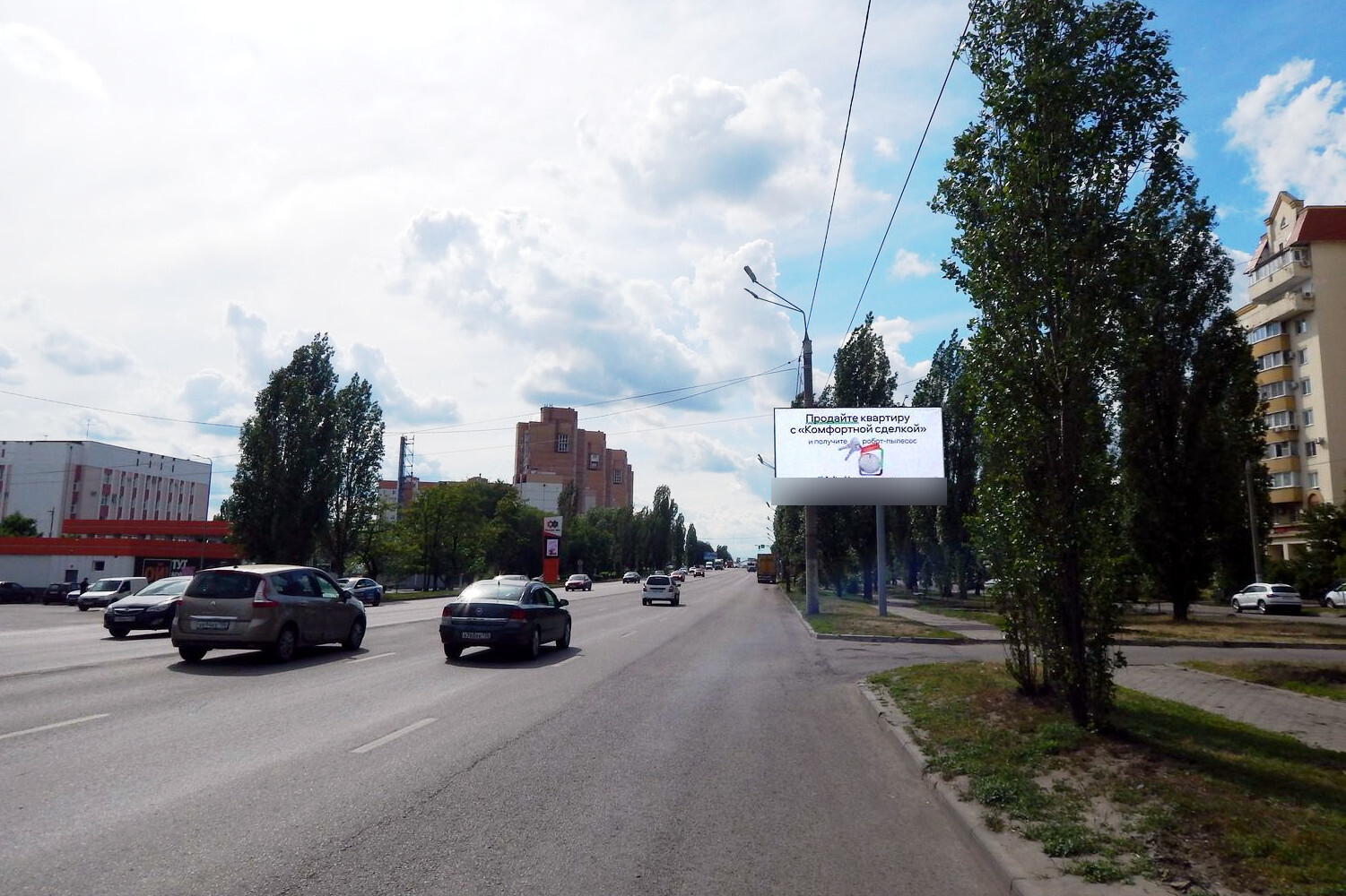 Фотография рекламного носителя, тип: Билборд 3x6, адрес: Патриотов пр-т., д.4а, Воронеж, Воронежская область, Россия. Сторона А №433066