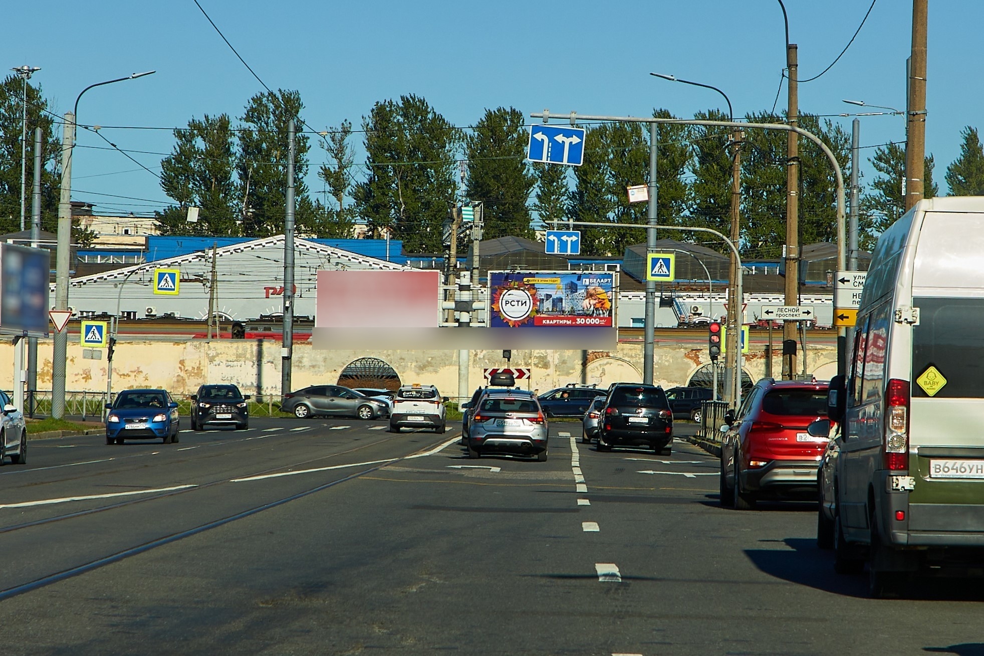 Фотография рекламного носителя, тип: Билборд 3x6, адрес: Лесной пр-т. Х Гренадерская ул., Санкт-Петербург, Россия. Сторона А2 №767718