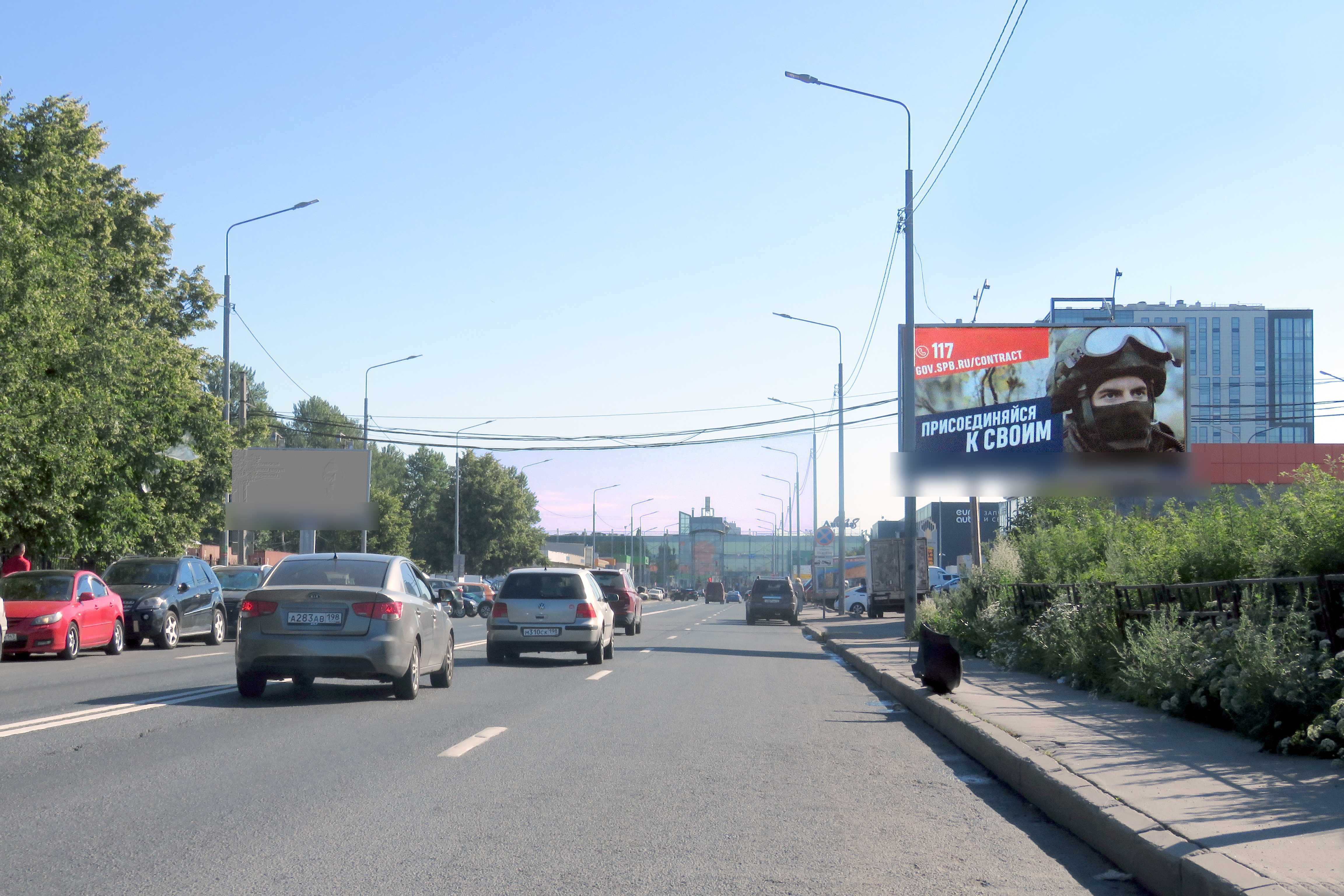 Фотография рекламного носителя, тип: Билборд 3x6, адрес: Фучика ул., д.17, Санкт-Петербург, Россия. Сторона А №106503