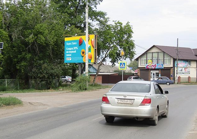 Фотография рекламного носителя, тип: Билборд 3x6, адрес: Машиностроительная ул. Х Инструментальная ул., д.16, Омск, Омская область, Россия. Сторона Б №616837