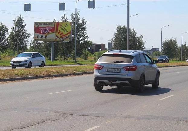 Фотография рекламного носителя, тип: Билборд 3x6, адрес: Конева ул., д.18, Омск, Омская область, Россия. Сторона Б №616942
