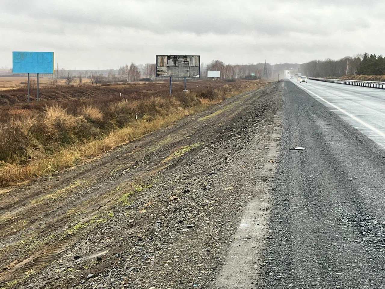 Фотография рекламного носителя, тип: Билборд 3x6, адрес: Омск-Черлак а/д., 18 141 м., Омск, Омская область, Россия. Сторона Б №1361472