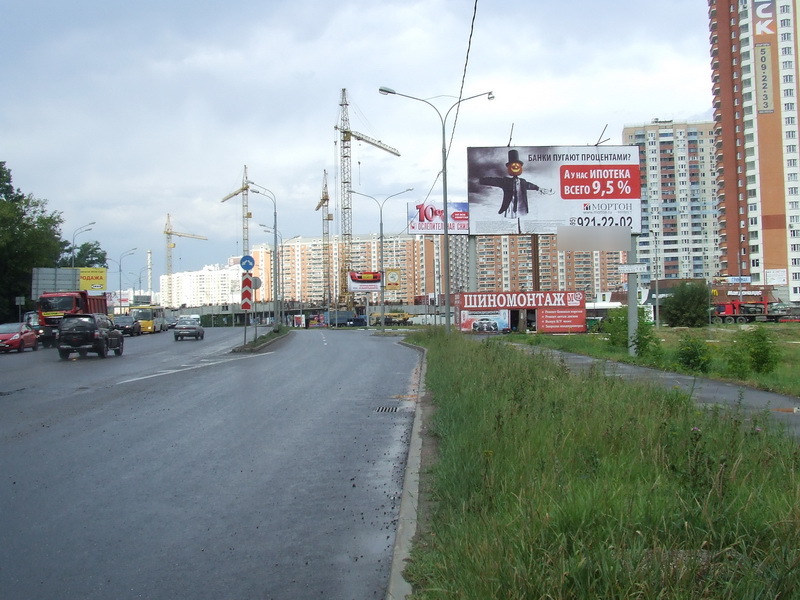 Фотография рекламного носителя, тип: Билборд 3x6, адрес: Волоколамское ш., 20 210м, Московская область, Россия. Сторона А №54915