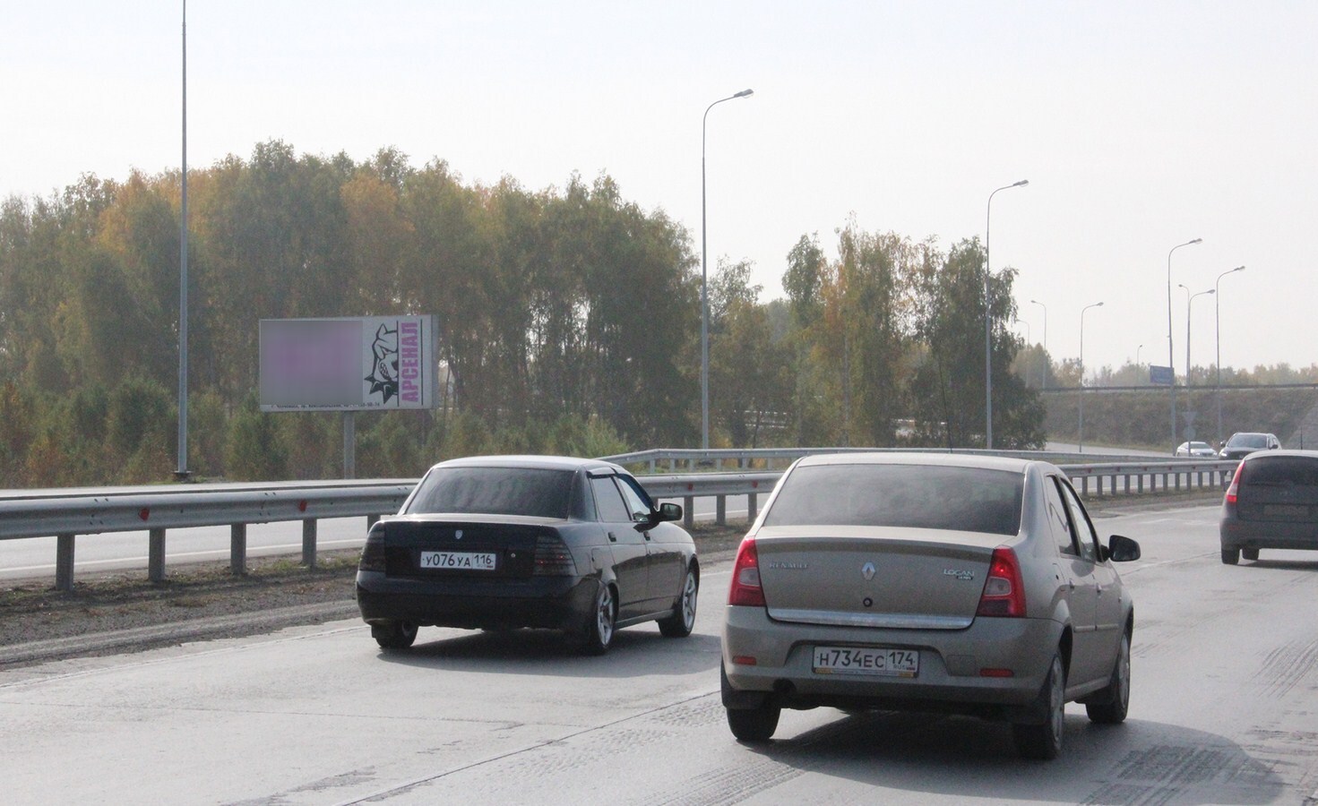 Фотография рекламного носителя, тип: Билборд 3x6, адрес: Уфимский тракт 1 866 810м, Челябинск, Челябинская область, Россия. Сторона В №186260
