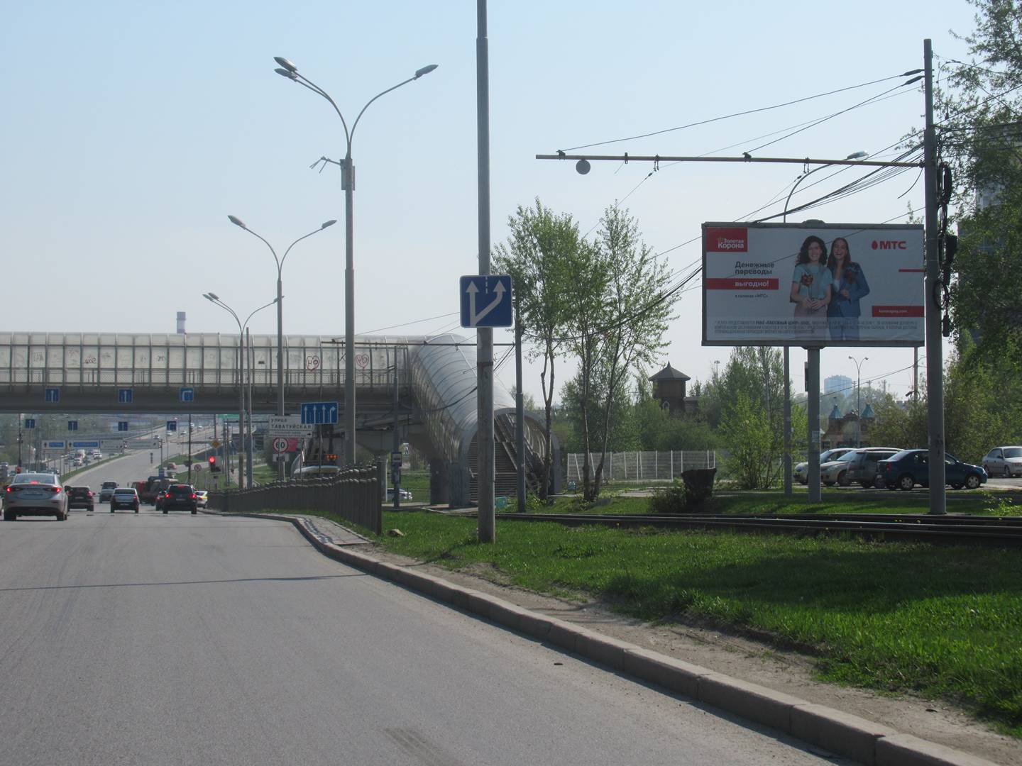 Фотография рекламного носителя, тип: Билборд 3x6, адрес: Бебеля ул., д.115 X Таватуйская ул., Екатеринбург, Свердловская область, Россия. Сторона A №485563