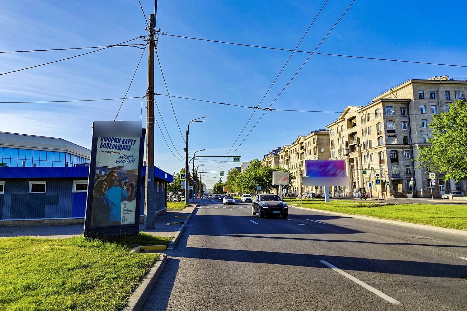 Фотография рекламного носителя, тип: Пиллар 3x1.4, адрес: Наличная ул., д.4, Санкт-Петербург, Россия. Сторона Б №687718