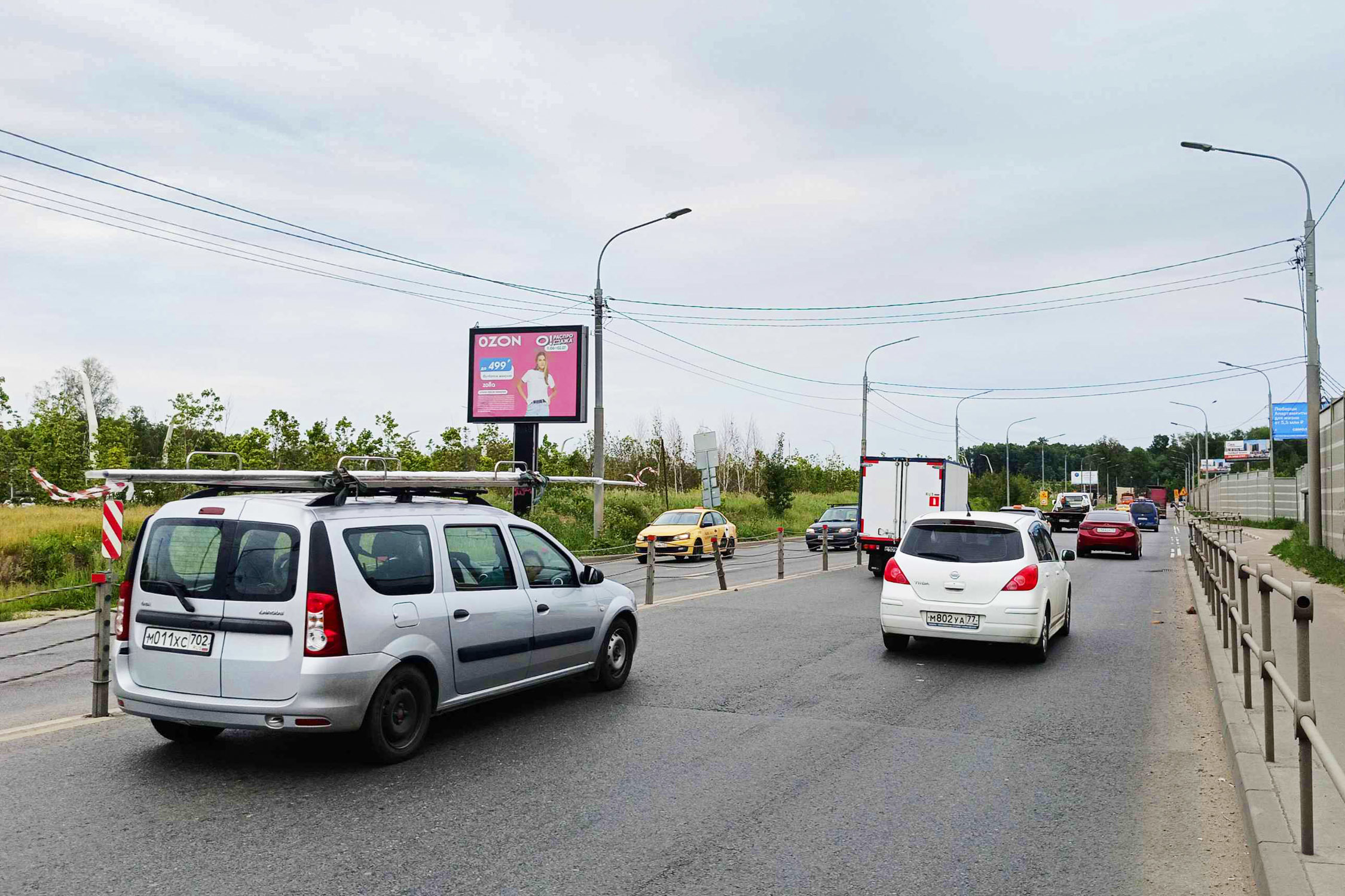 Фотография рекламного носителя, тип: Ситиборд 2.7x3.7, адрес: Зенинское ш. Х Барыкина ул., Люберцы, Московская область, Россия. Сторона B1-B5 №887647