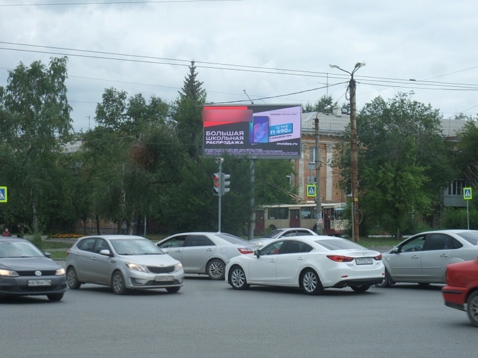 Фотография рекламного носителя, тип: Билборд 3x6, адрес: Металлургов ш. Х Черкасской ул., Челябинск, Челябинская область, Россия. Сторона A1-A10 №252103