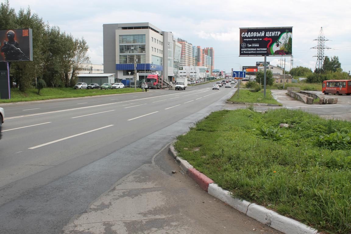 Фотография рекламного носителя, тип: Билборд 3x6, адрес: Казанское ш., д.18а, Нижний Новгород, Нижегородская область, Россия. Сторона A1-A10 №1348944