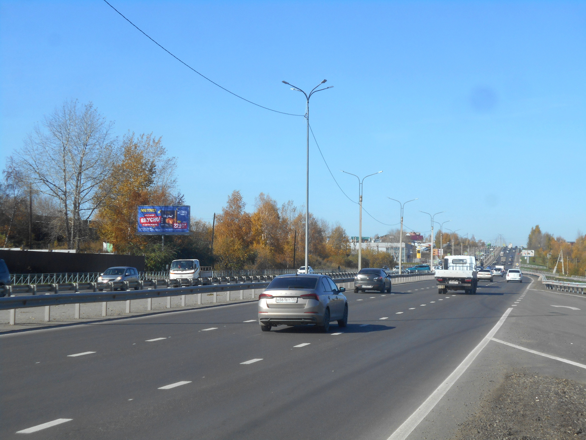 Фотография рекламного носителя, тип: Билборд 3x6, адрес: Ново-Ленино а/д., район въезда в СНТ "6-я Пятилетка", Иркутск, Иркутская область, Россия. Сторона Б №1034811
