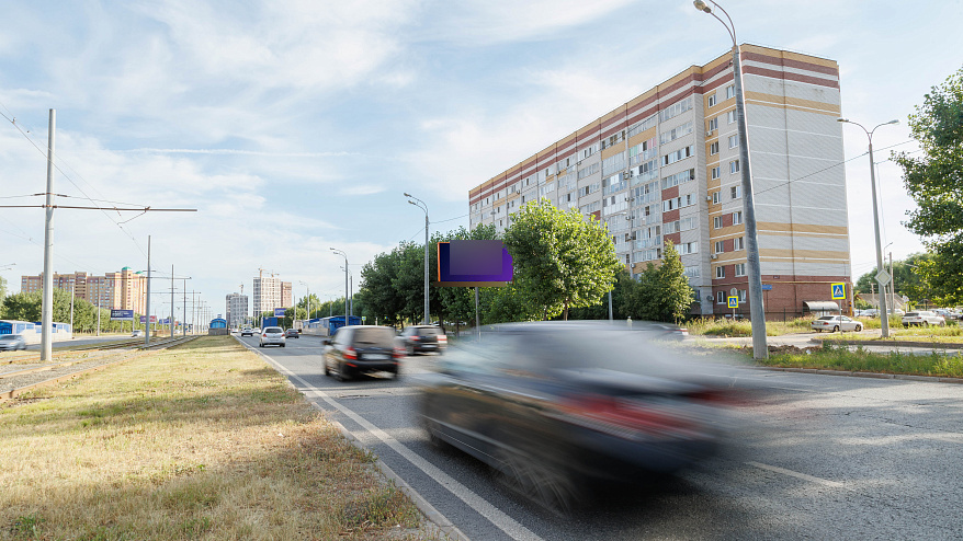 Фотография рекламного носителя, тип: Билборд 3x6, адрес: Большая Крыловка ул., поз.4, Казань, Республика Татарстан, Россия. Сторона А №678975