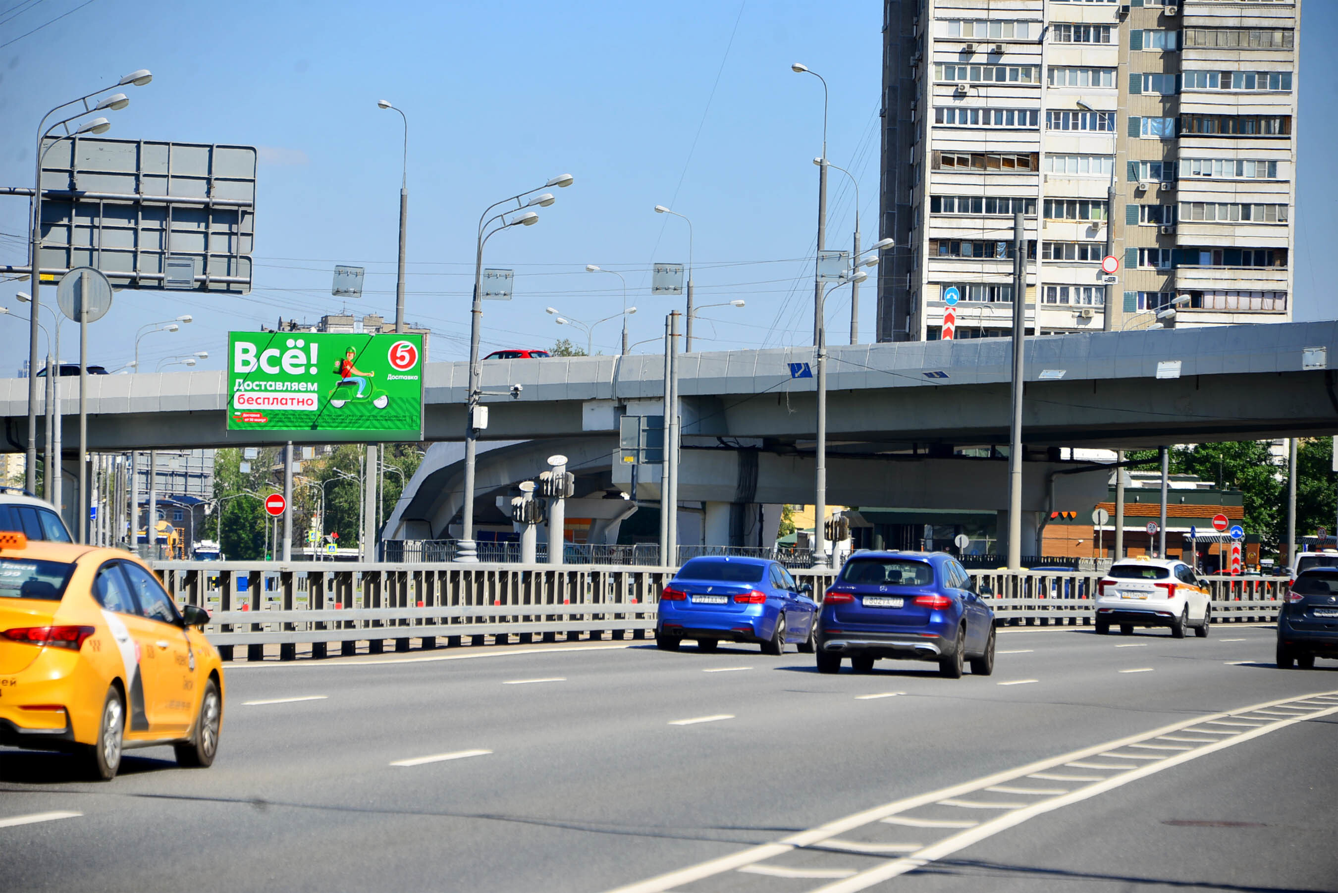 Фотография рекламного носителя, тип: Билборд 3x6, адрес: Жукова Маршала пр-т. Х Народного Ополчения ул., Москва, Россия. Сторона Б1 №293993